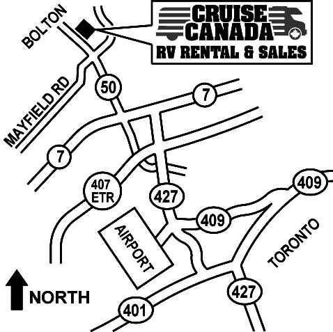 Cruise America platser - Toronto